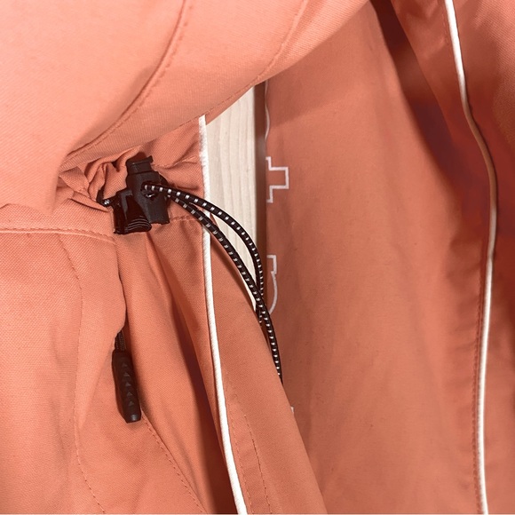 nwt DESTROYER in CORAL snowsuit snowboard ski suit + bib suspenders gaiters hood - Picture 8 of 15